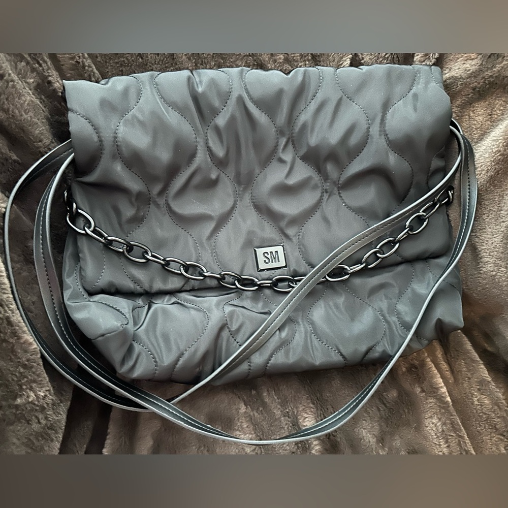 Steve Madden Bclove Quilted Nylon Shoulder Bag - NEW